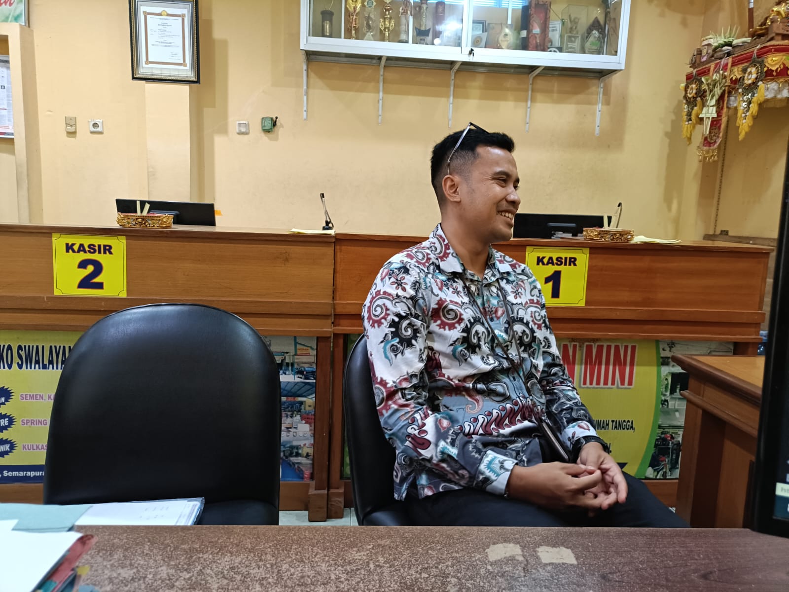 Kunjungan Pimpinan Baru Cabang Bank Mandiri Klungkung
